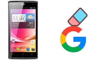 Comment supprimer le compte Google sur Acer Liquid Z500
