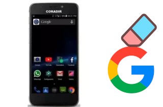 Comment supprimer le compte Google sur Coradir LBS50 3G Classic