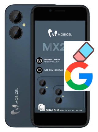 Comment supprimer le compte Google sur Mobicel MX2 Plus