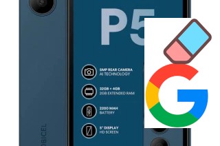 Comment supprimer le compte Google sur Mobicel P5
