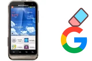 Comment supprimer le compte Google sur Motorola DEFY XT