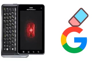 Comment supprimer le compte Google sur Motorola DROID 3
