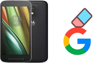 Comment supprimer le compte Google sur Motorola Moto E3 Power