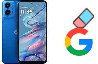 Comment supprimer le compte Google sur Motorola Moto G45