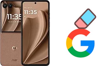 Comment supprimer le compte Google sur Motorola Razr+ 2025