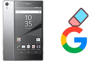 Comment supprimer le compte Google sur Sony Xperia Z5 Premium Dual