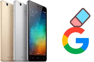 Comment supprimer le compte Google sur Xiaomi Redmi 3s Prime