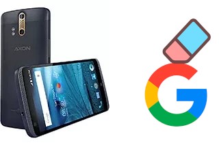 Comment supprimer le compte Google sur ZTE Axon Pro