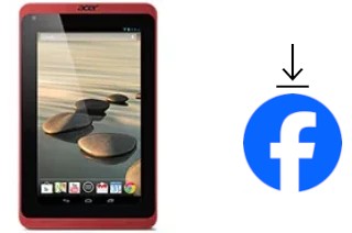 Comment installer Facebook sur un Acer Iconia B1-721