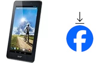 Comment installer Facebook sur un Acer Iconia Tab 7 A1-713