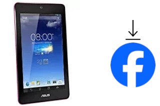 Comment installer Facebook sur un Asus Memo Pad HD7 8 GB