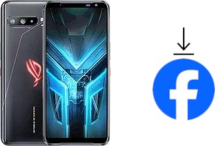 Comment installer Facebook sur un Asus ROG Phone 3 ZS661KS
