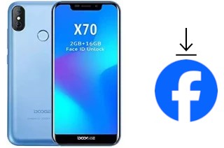 Comment installer Facebook sur un Doogee X70
