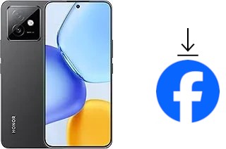 Comment installer Facebook sur un Honor X60 GT