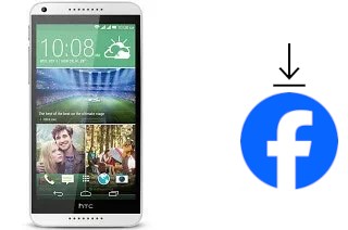 Comment installer Facebook sur un HTC Desire 816 dual sim