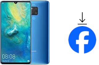 Comment installer Facebook sur un Huawei Mate 20 X