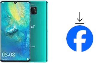 Comment installer Facebook sur un Huawei Mate 20 X (5G)