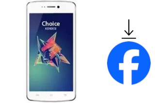Comment installer Facebook sur un KENEKSI Choice