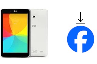 Comment installer Facebook sur un LG G Pad 8.0