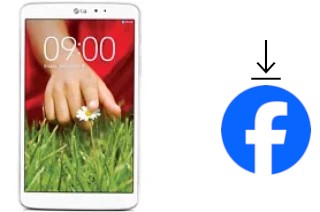 Comment installer Facebook sur un LG G Pad 8.3