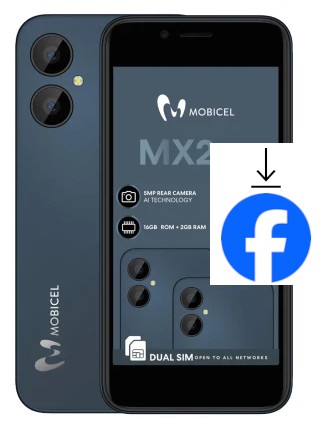 Comment installer Facebook sur un Mobicel MX2 Plus