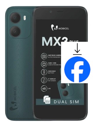 Comment installer Facebook sur un Mobicel MX3 Plus