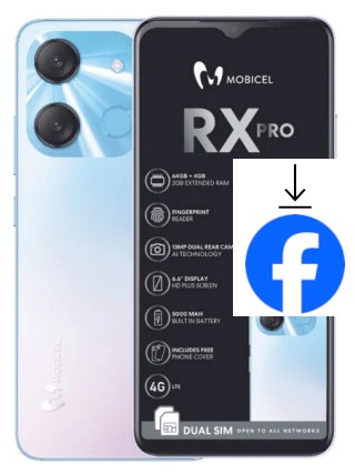 Comment installer Facebook sur un Mobicel RX Pro
