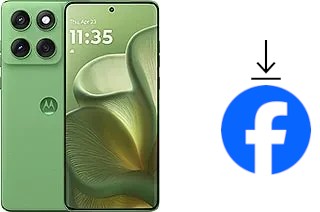 Comment installer Facebook sur un Motorola Edge 60