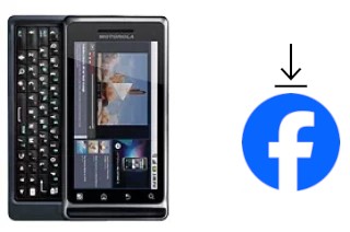 Comment installer Facebook sur un Motorola MILESTONE 2