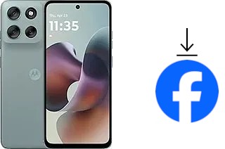 Comment installer Facebook sur un Motorola Moto G56
