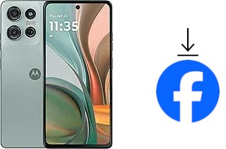 Comment installer Facebook sur un Motorola Moto G75