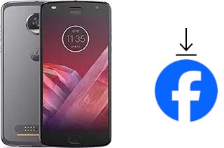 Comment installer Facebook sur un Motorola Moto Z2 Play