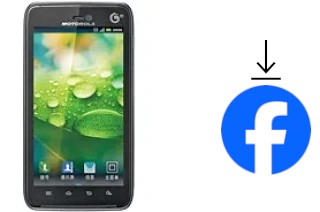 Comment installer Facebook sur un Motorola MT917