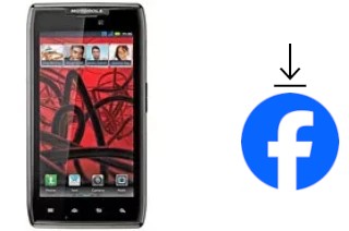 Comment installer Facebook sur un Motorola RAZR MAXX