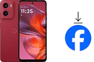 Comment installer Facebook sur un Motorola Moto G05