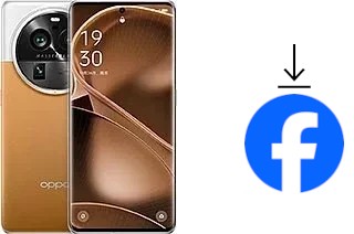 Comment installer Facebook sur un Oppo Find X6 Pro