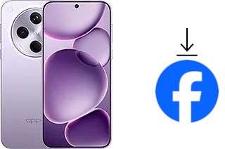 Comment installer Facebook sur un Oppo Find X8s+