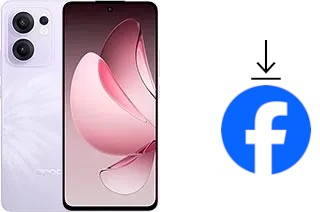 Comment installer Facebook sur un Oppo Reno13 F 4G