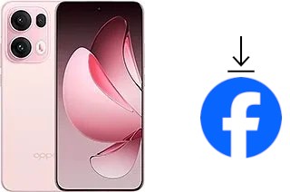 Comment installer Facebook sur un Oppo Reno13 Pro (China)