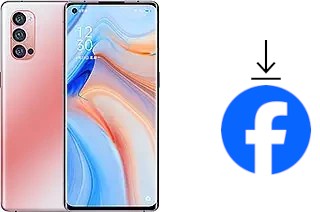 Comment installer Facebook sur un Oppo Reno4 Pro 5G
