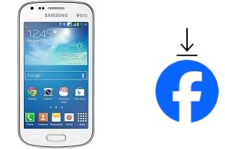 Comment installer Facebook sur un Samsung Galaxy S Duos 2 S7582