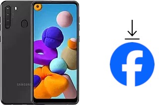 Comment installer Facebook sur un Samsung Galaxy A21