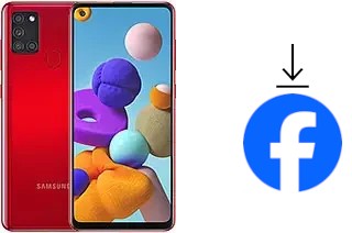 Comment installer Facebook sur un Samsung Galaxy A21s