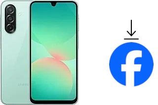 Comment installer Facebook sur un Samsung Galaxy A26