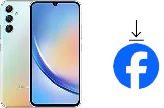 Comment installer Facebook sur un Samsung Galaxy A34