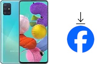 Comment installer Facebook sur un Samsung Galaxy A51