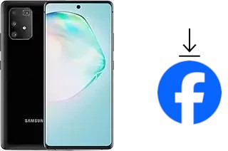 Comment installer Facebook sur un Samsung Galaxy A91