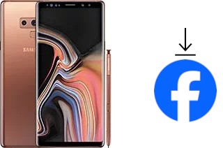 Comment installer Facebook sur un Samsung Galaxy Note9