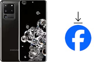 Comment installer Facebook sur un Samsung Galaxy S20 Ultra 5G