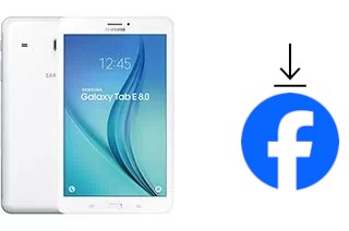 Comment installer Facebook sur un Samsung Galaxy Tab E 8.0